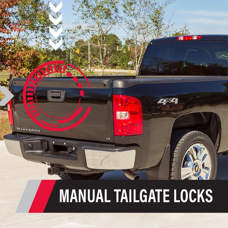 Pop & Lock PL1310 Black Manual Tailgate Lock for Chevy/GMC (New Body) - Image 2